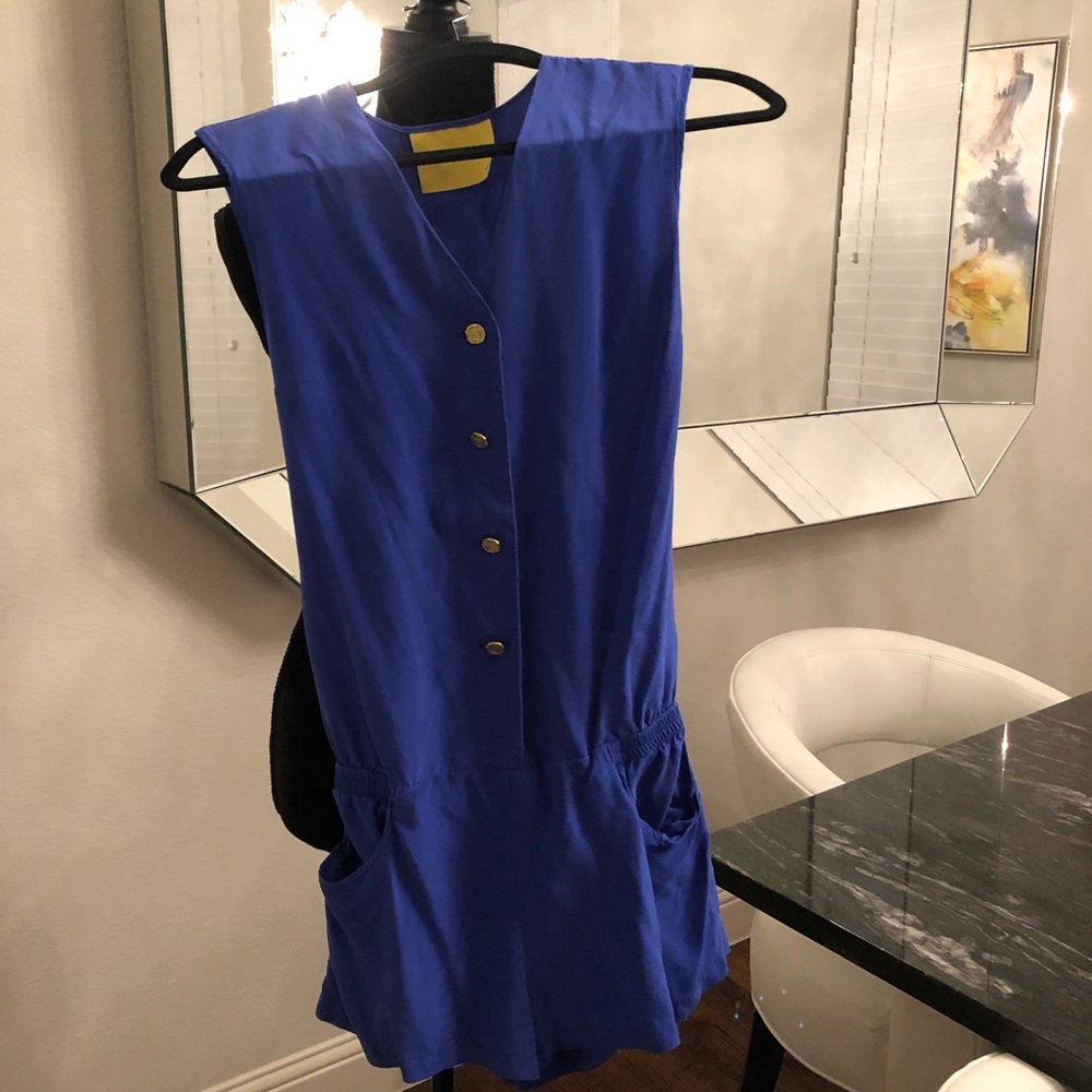Aaron Ashe silk romper
